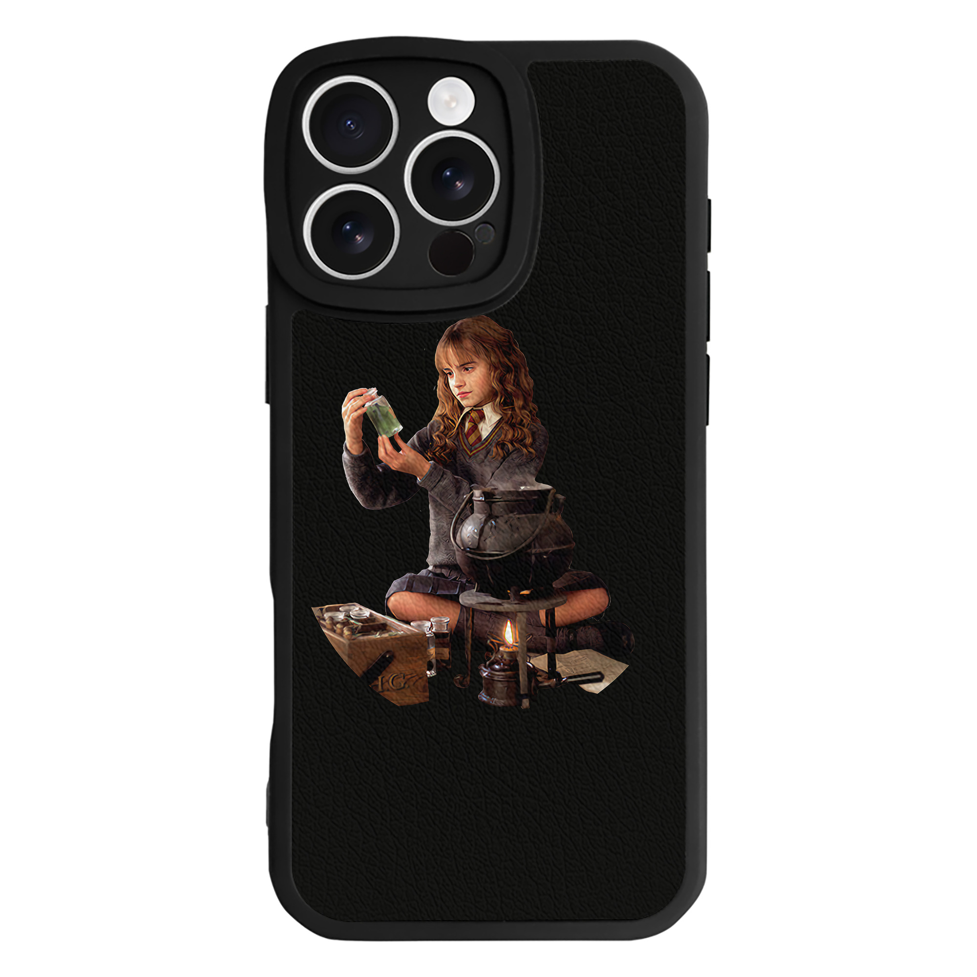 （画像用） Harry Potter ハリー・ポッターシリーズ 【iPhone 16シリーズ対応】シリコンスマホケース（レザー調） 材質：シリコン